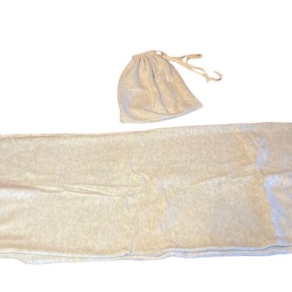 La Cera  Scarf & Bag Set Light Gray  Versatile accessory set - Picture 7 of 8